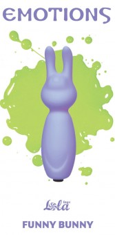 Фиолетовый мини-вибратор с ушками Emotions Funny Bunny Lavender, Lola toys Фиолетовый мини-вибратор с ушками Emotions Funny Bunny Lavender, Lola toys