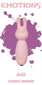 Розовый мини-вибратор с ушками Emotions Funny Bunny Light pink, Lola toys Розовый мини-вибратор с ушками Emotions Funny Bunny Light pink, Lola toys